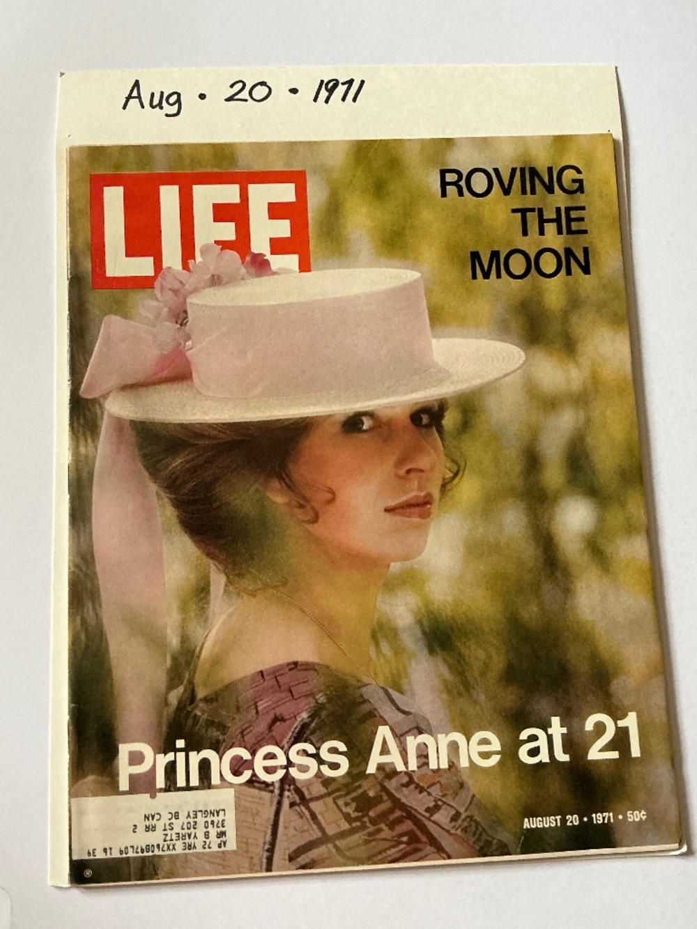 Vintage LIFE Magazine Aug 20 1971 Princess Anne Cover